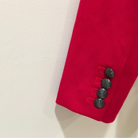 Banana Republic Jacket size 0 Red Single Breasted Blazer jacket - Picture 7 of 9